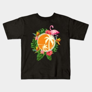 Tropical Paradise Kids T-Shirt